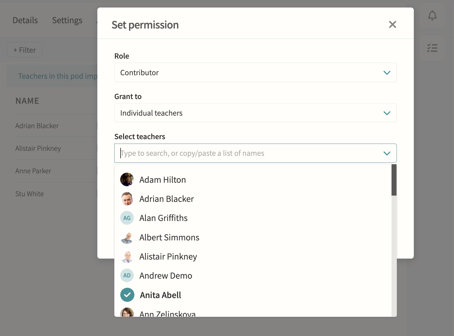 Safeguarding record keeping screenshot