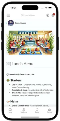 App screen