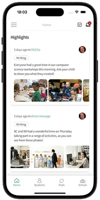 App screen