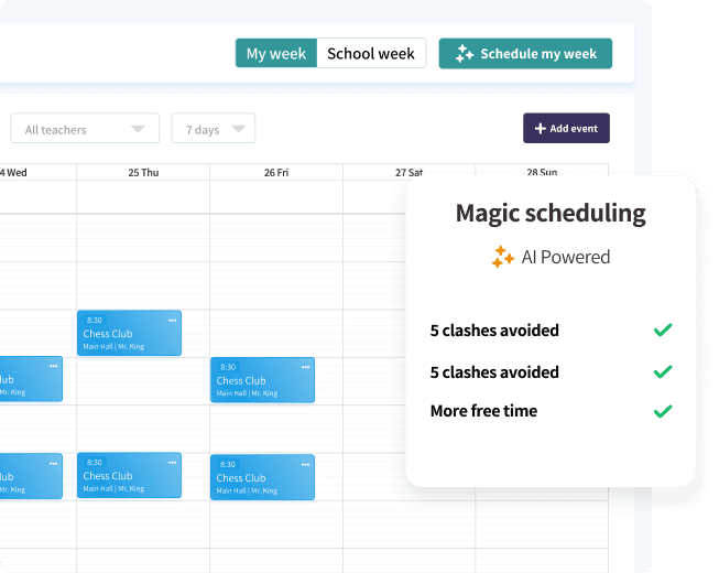 Magic scheduling